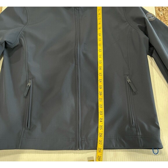 Timberland Jacket Men’s Size Large Color Navy Blue Softshell Zip Fleeced Lined - Picture 5 of 11